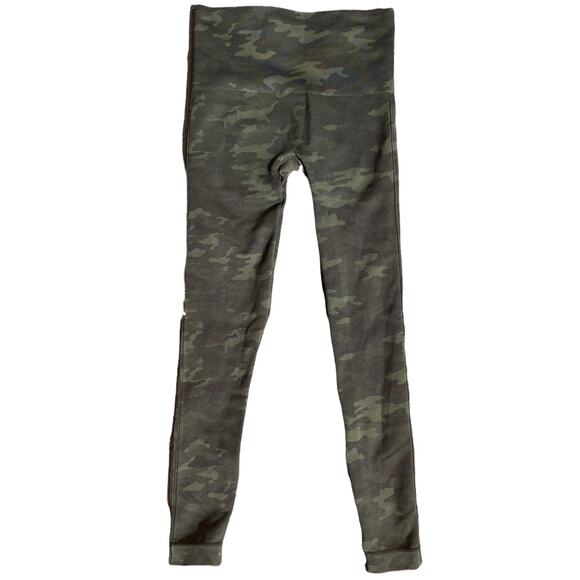 Spanx Leggings Look at Me Now Seamless Camo Camouflage Green Size Extra Small - Picture 3 of 11